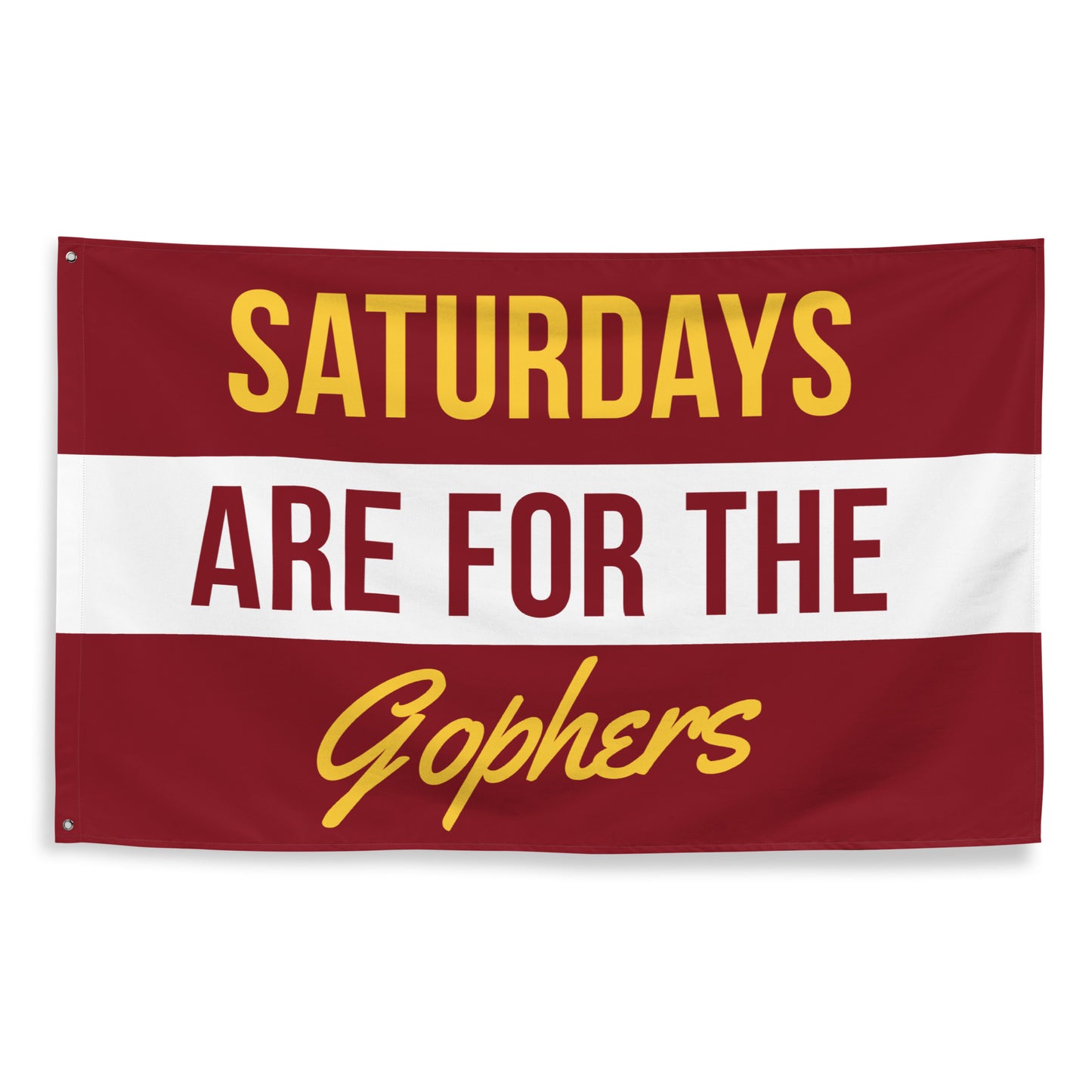 Saturdays Are For The Gophers - Flag