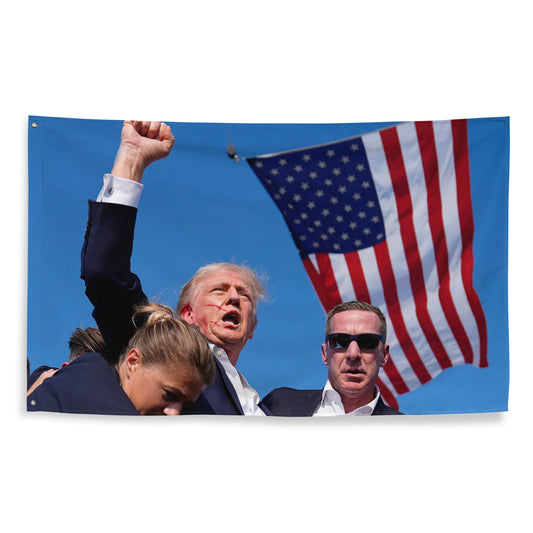 Patriotism Fist Pump Flag