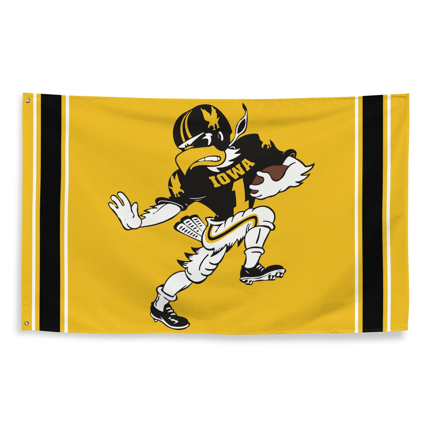 Iowa Hawkeyes - Old School Flag