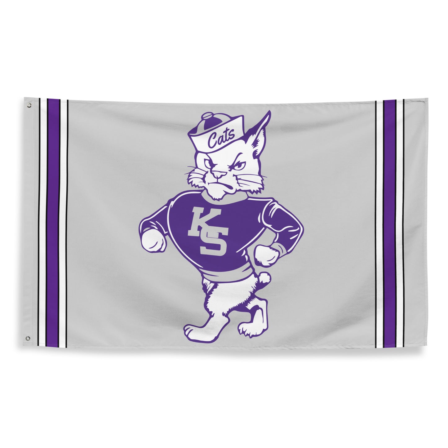 Kansas State Wildcats - Old School Flag