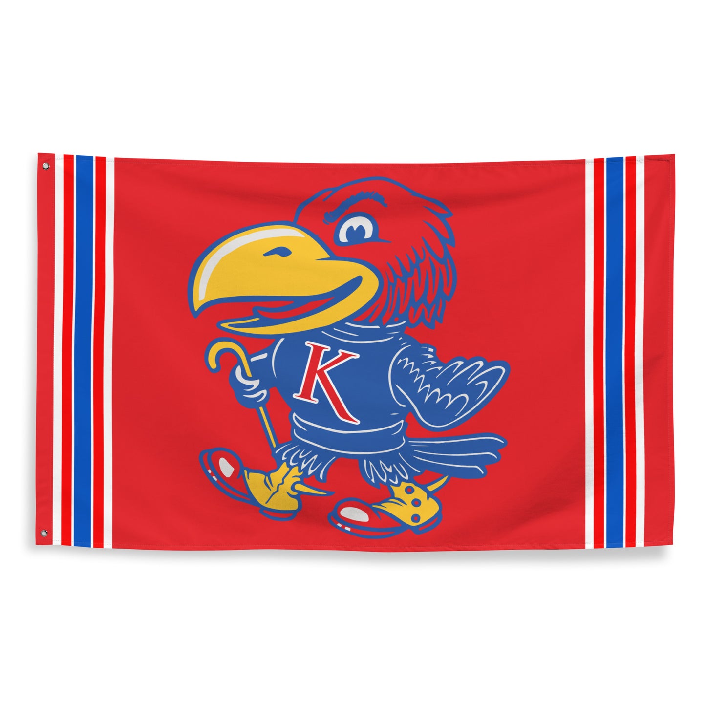 Kansas Jayhawk - Old School Flag