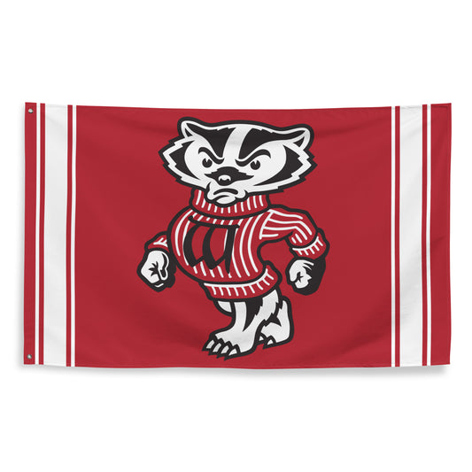 Wisconsin Badgers - Old School Flag