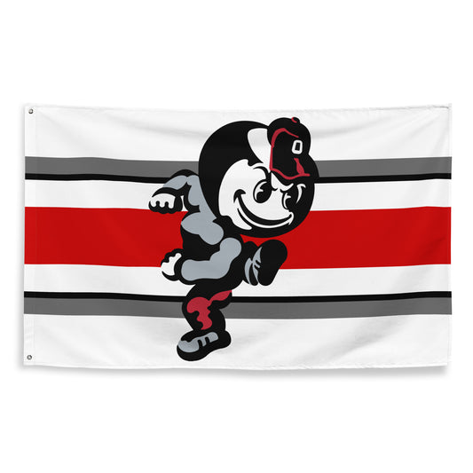 Ohio State Buckeyes - Old School Flag