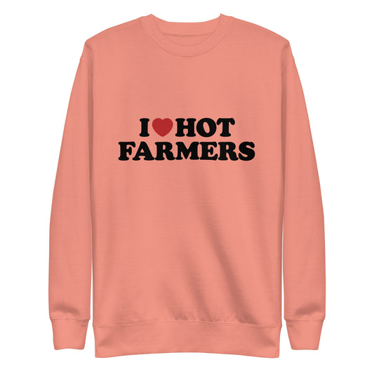 I Heart Hot Farmers - Crewneck