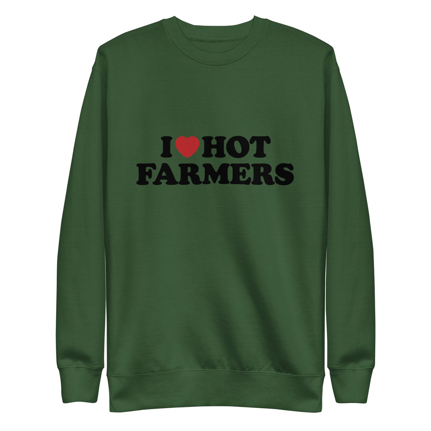 I Heart Hot Farmers - Crewneck